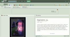 Desktop Screenshot of haimei.deviantart.com