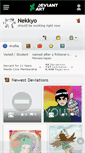Mobile Screenshot of nekkyo.deviantart.com