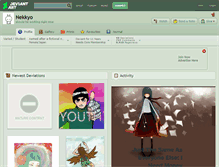 Tablet Screenshot of nekkyo.deviantart.com