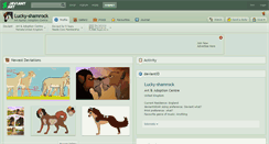 Desktop Screenshot of lucky-shamrock.deviantart.com