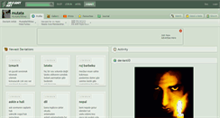 Desktop Screenshot of mutata.deviantart.com