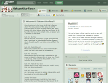 Tablet Screenshot of gakuenalice-fans.deviantart.com