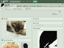 Tablet Screenshot of mar-79.deviantart.com