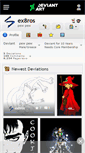 Mobile Screenshot of ex8ros.deviantart.com