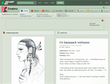 Tablet Screenshot of ematera.deviantart.com