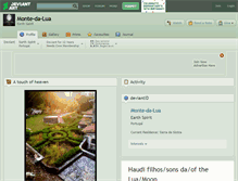 Tablet Screenshot of monte-da-lua.deviantart.com