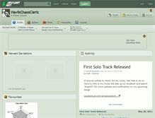 Tablet Screenshot of havikchaoscleric.deviantart.com