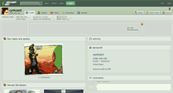 Desktop Screenshot of cynicsect.deviantart.com