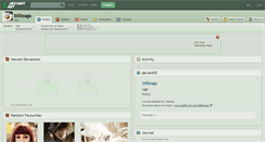 Desktop Screenshot of billieaga.deviantart.com