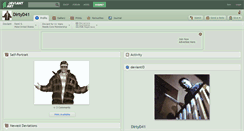 Desktop Screenshot of dirtyd41.deviantart.com
