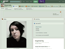 Tablet Screenshot of m-a-r-e-e.deviantart.com