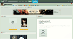 Desktop Screenshot of angeldemonn.deviantart.com