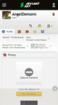 Mobile Screenshot of angeldemonn.deviantart.com