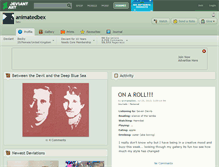 Tablet Screenshot of animatedbex.deviantart.com