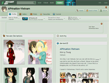 Tablet Screenshot of aphnation-vietnam.deviantart.com