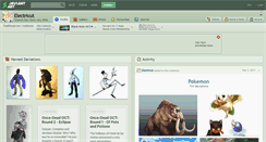 Desktop Screenshot of electricut.deviantart.com