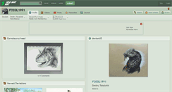 Desktop Screenshot of fossil1991.deviantart.com