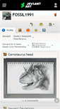 Mobile Screenshot of fossil1991.deviantart.com
