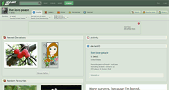 Desktop Screenshot of live-love-peace.deviantart.com