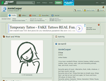 Tablet Screenshot of anniecooper.deviantart.com