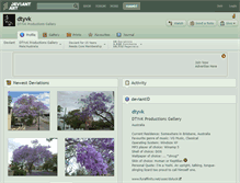 Tablet Screenshot of dtyvk.deviantart.com