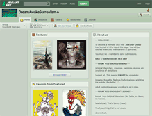 Tablet Screenshot of dreamawakesurrealism.deviantart.com