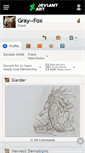 Mobile Screenshot of gray--fox.deviantart.com