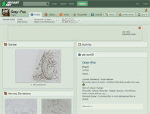 Tablet Screenshot of gray--fox.deviantart.com