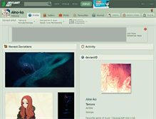 Tablet Screenshot of aino-ko.deviantart.com