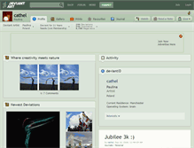 Tablet Screenshot of cathel.deviantart.com