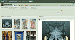 Desktop Screenshot of imaginedglass.deviantart.com
