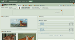 Desktop Screenshot of martinicaluposorella.deviantart.com