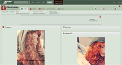 Desktop Screenshot of edencosplay.deviantart.com