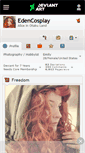 Mobile Screenshot of edencosplay.deviantart.com