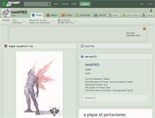 Tablet Screenshot of mamfred.deviantart.com