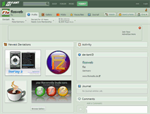 Tablet Screenshot of flosweb.deviantart.com