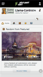 Mobile Screenshot of llama-control.deviantart.com