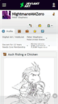 Mobile Screenshot of nightmaremmzero.deviantart.com