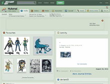 Tablet Screenshot of nukenai.deviantart.com