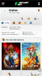 Mobile Screenshot of grailee.deviantart.com