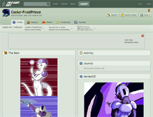 Tablet Screenshot of cooler-frostprince.deviantart.com