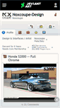 Mobile Screenshot of noxcoupe-design.deviantart.com