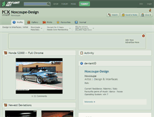 Tablet Screenshot of noxcoupe-design.deviantart.com