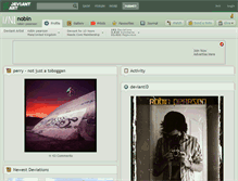 Tablet Screenshot of nobin.deviantart.com