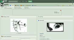 Desktop Screenshot of lulu575.deviantart.com
