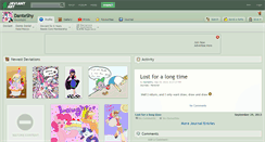 Desktop Screenshot of danteshy.deviantart.com