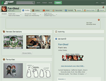 Tablet Screenshot of fun-ghoul.deviantart.com