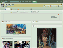 Tablet Screenshot of enfant-terrible.deviantart.com