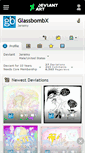 Mobile Screenshot of glassbombx.deviantart.com