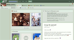 Desktop Screenshot of bishie-lovers.deviantart.com